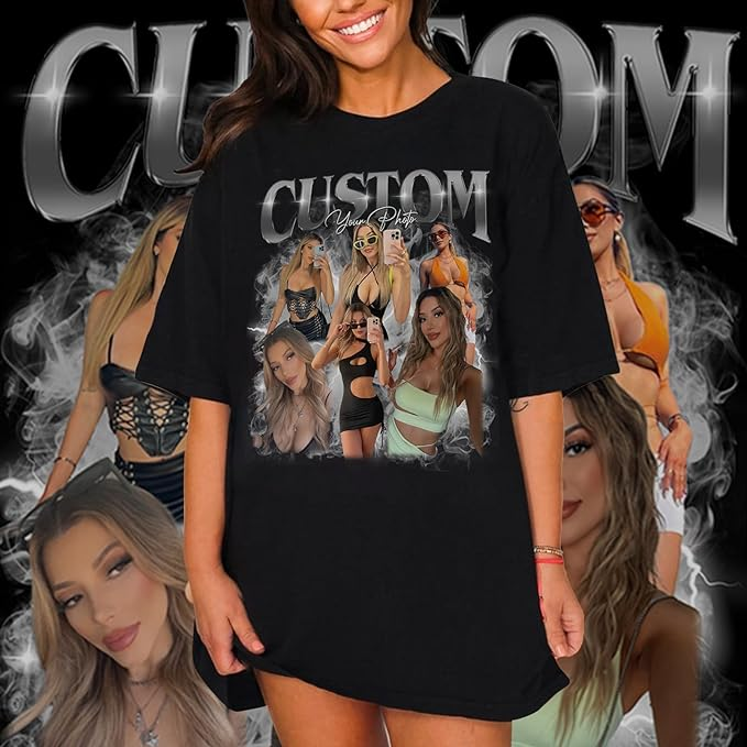 Custom Image T Shirt, Custom T Shirts With Photo, Valentines Gifts For Men, Shirt Valentine, Custom Print Tees, Birthday Gifts, Presents For Friends