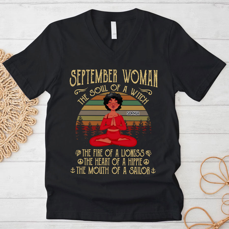 September Birthday Shirt, Custom Birthday Shirt, September Birthday Shirts For Woman, September Birthday Gifts