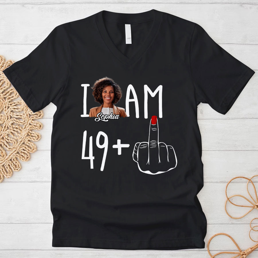 Custom Birthday Shirt, Her Gifts For 50 Years Old , Turning 50 Birthday Cotton Shirt, Fabulous Since 1974 - TLQ