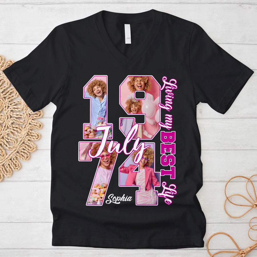 Custom July Birthday Shirt For Woman, Queens Are Born In July Gifts, July Birthday Woman Shirt, July Queen Gift-YPT-TLQ