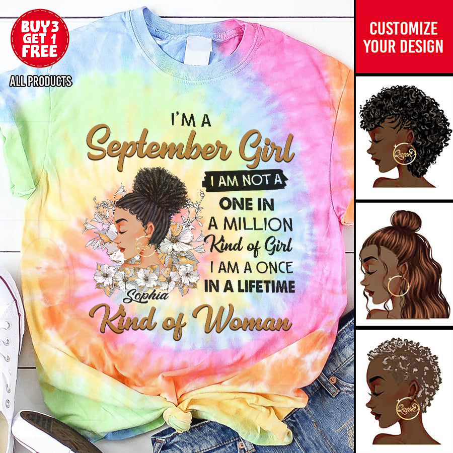 September Birthday Shirt, Custom Birthday Shirt, Queens are Born In September, September Birthday Shirts For Woman, September Birthday Gifts-YPT-HCT