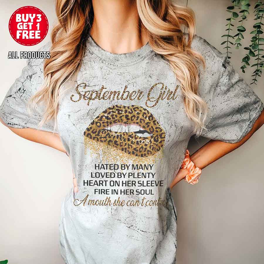September Birthday Shirt, Custom Birthday Shirt, Queens are Born In September, September Birthday Shirts For Woman, September Birthday Gifts-YPT-HCT
