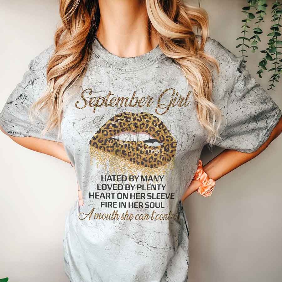 September Birthday Shirt, Custom Birthday Shirt, Queens are Born In September, September Birthday Shirts For Woman, September Birthday Gifts-YPT-HCT