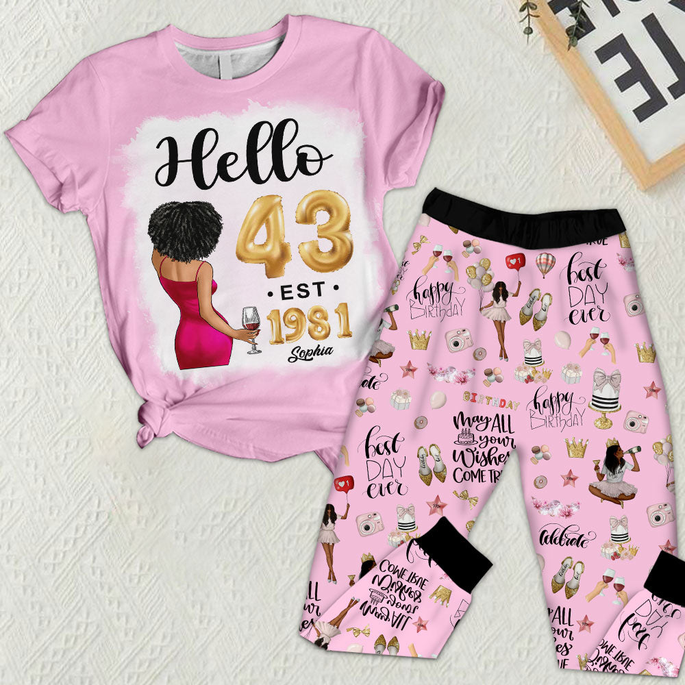 Premium Pajamas Set - Gift Ideas For 43rd Birthday, 1981 Birthday Gifts Ideas, Gift Ideas 43rd Birthday Woman - TLQ