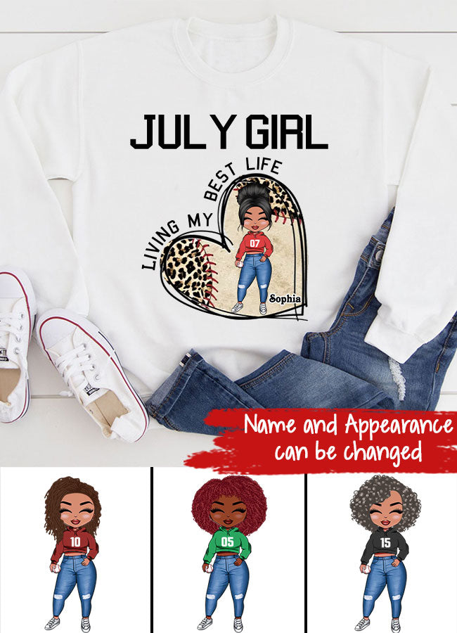 July Birthday Shirt, Custom Birthday Shirt, Queens Born In July, July Birthday Gifts, July Shirts For Woman, Baseball Lover