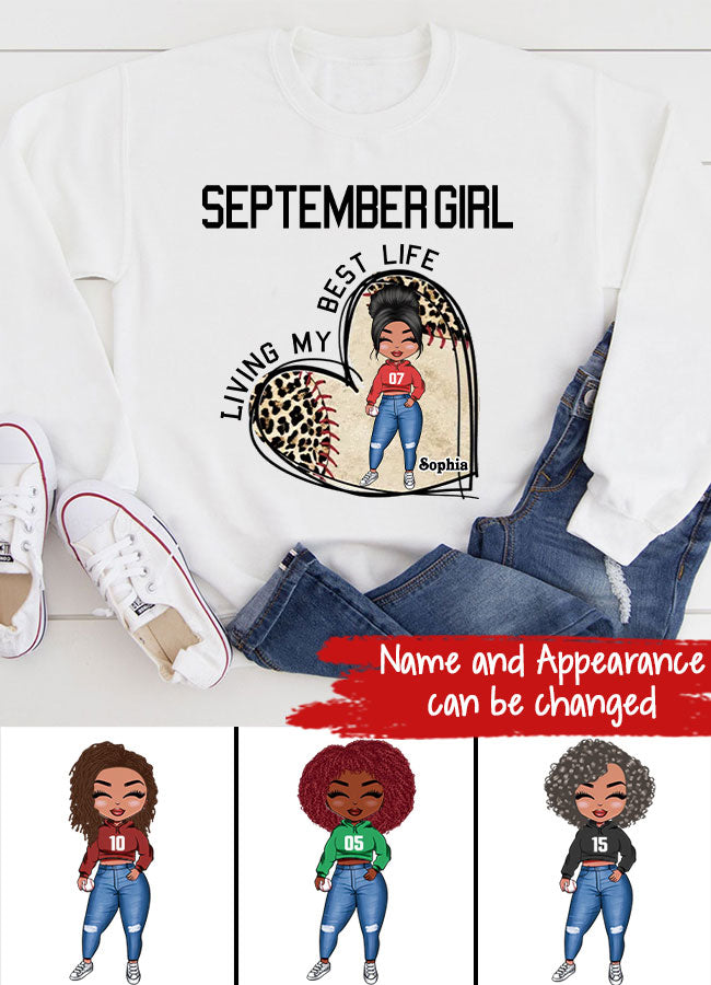 September Birthday Shirt, Custom Birthday Shirt, Queens Born In September, September Birthday Gifts, September Shirts For Woman, Baseball Lover