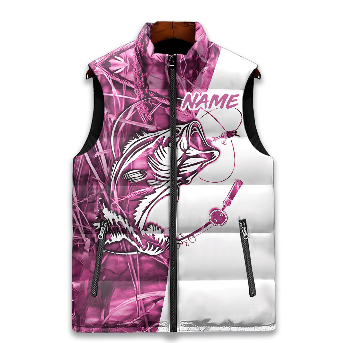 Puffer Vest - Personalized Gift Ideas For Fishing Lovers
