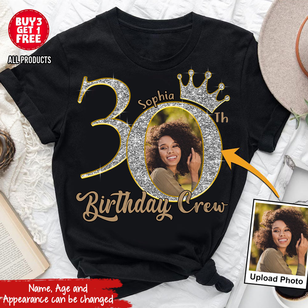 30th Birthday Shirts, Custom Birthday Shirts, Turning 30 Shirt, Gifts For Women Turning 30, 30 And Fabulous Shirt, 30th Birthday Shirts For Her - YPT-HCT