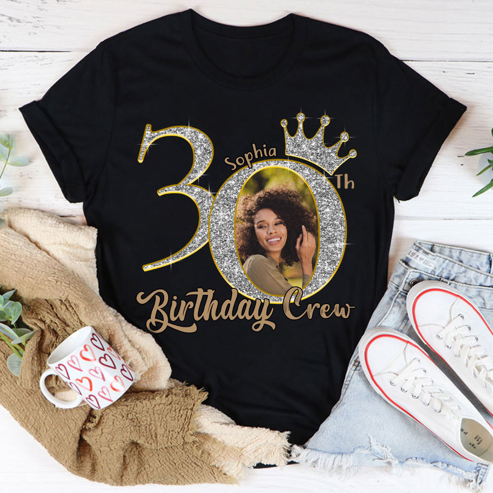 30th Birthday Shirts, Custom Birthday Shirts, Turning 30 Shirt, Gifts For Women Turning 30, 30 And Fabulous Shirt, 30th Birthday Shirts For Her - YPT-HCT