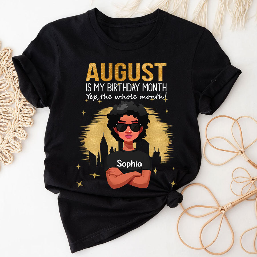 August Birthday Shirt, Custom Birthday Shirt, Queens are Born In August, August Birthday Shirts For Woman, August Birthday Gifts