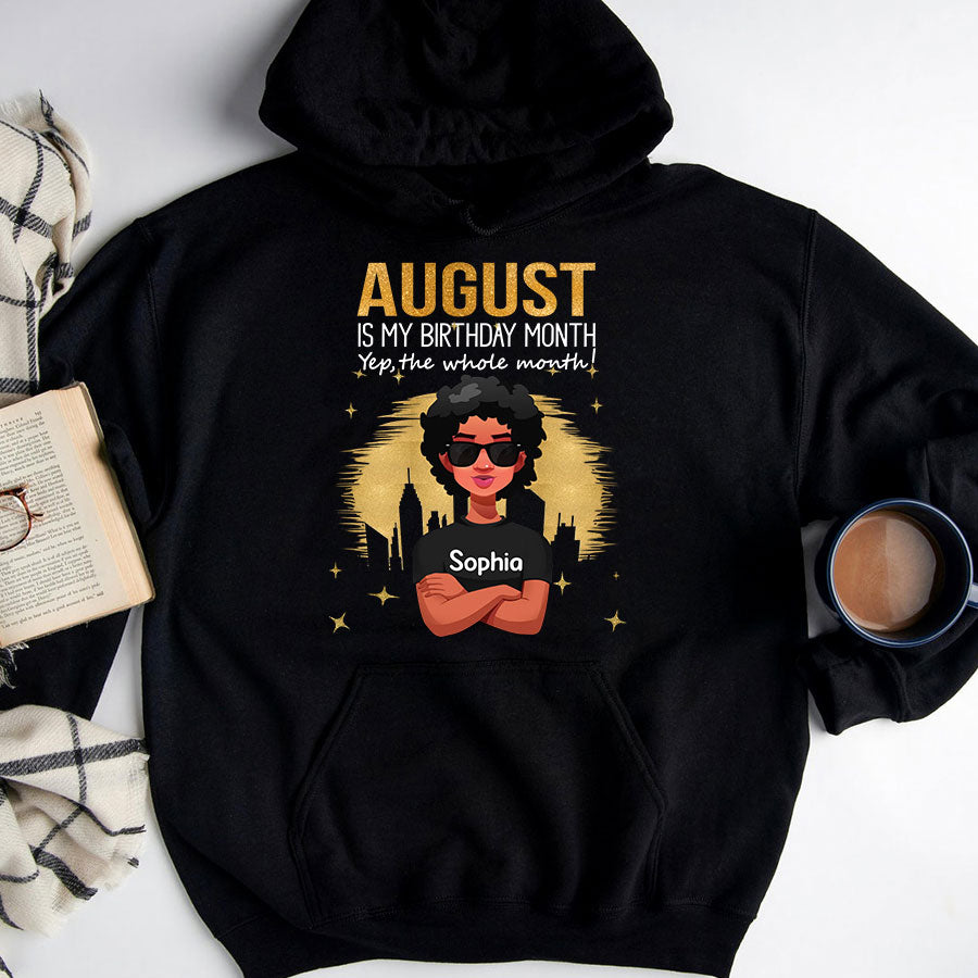 August Birthday Shirt, Custom Birthday Shirt, Queens are Born In August, August Birthday Shirts For Woman, August Birthday Gifts