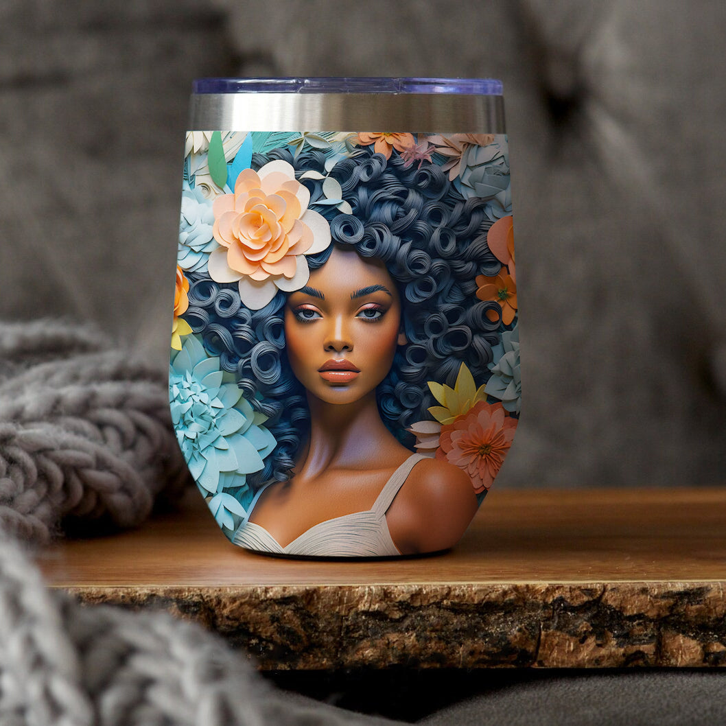 Personalized Wine Tumbler - Birthday Gift For Girls