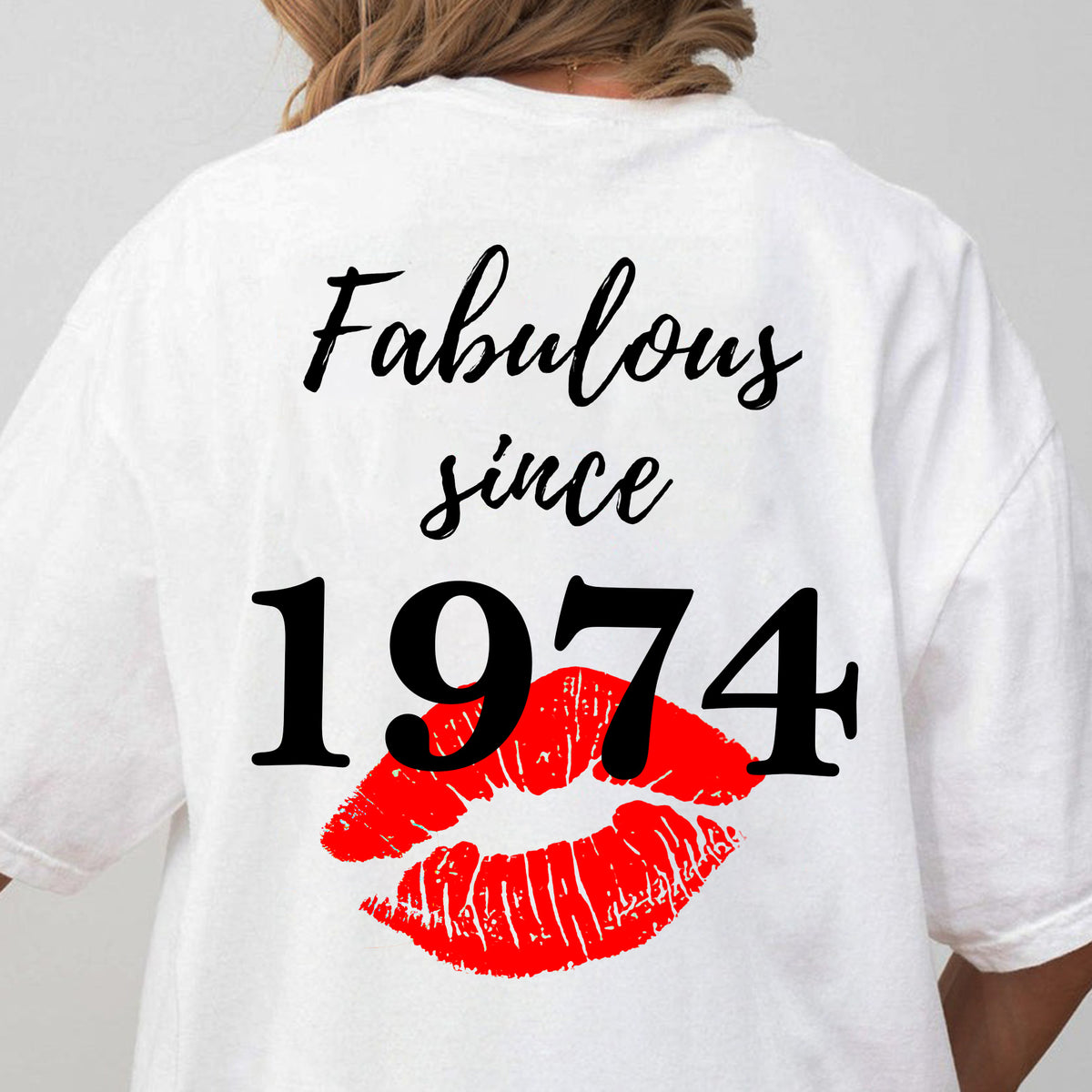 50th Birthday Shirts, Custom Birthday Shirts, Turning 50 Shirt, Gifts For Women Turning 50, 50 And Fabulous Shirt, 1974 Shirt - ALK