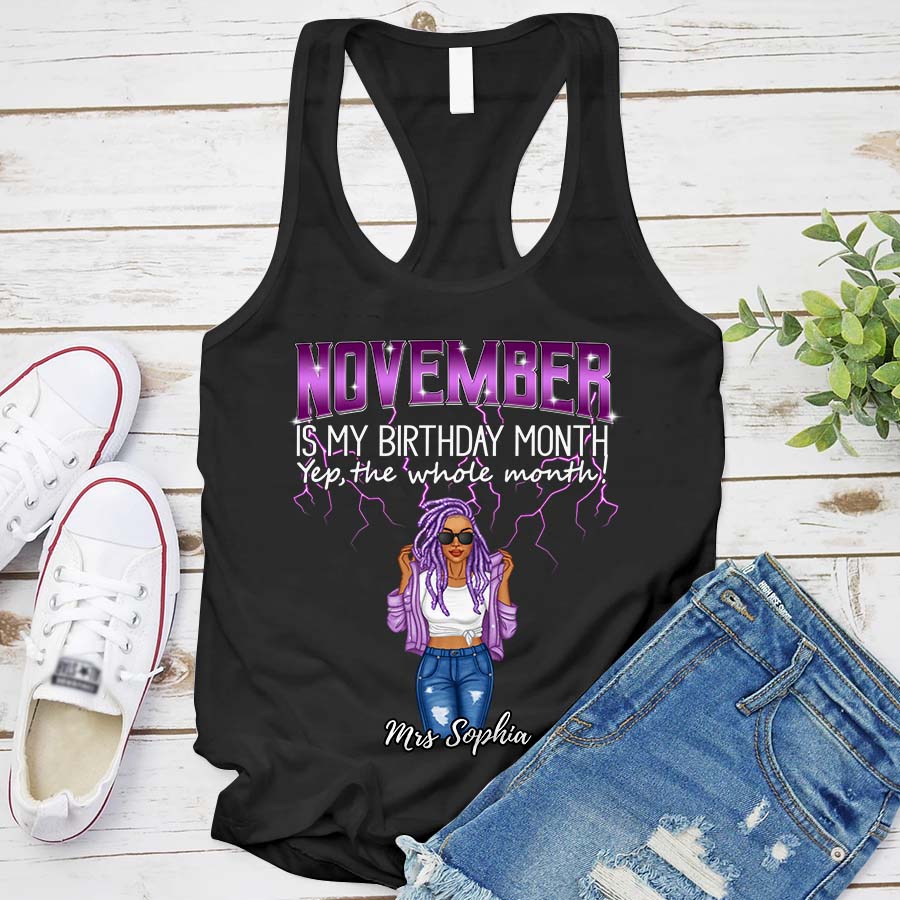 November Birthday Shirt, Custom Birthday Shirt, Queens Born In November, November Birthday Shirts For Woman, November Birthday Gifts