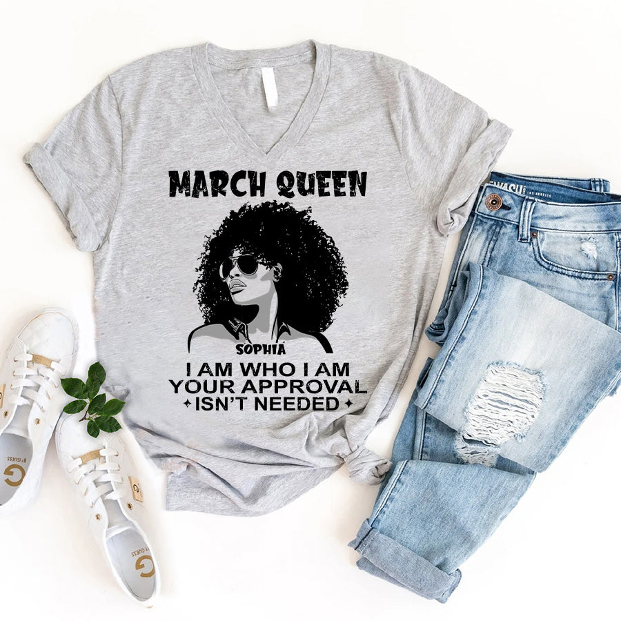 Custom Birthday Shirt, March Birthday Shirts For Woman, March Birthday Gifts