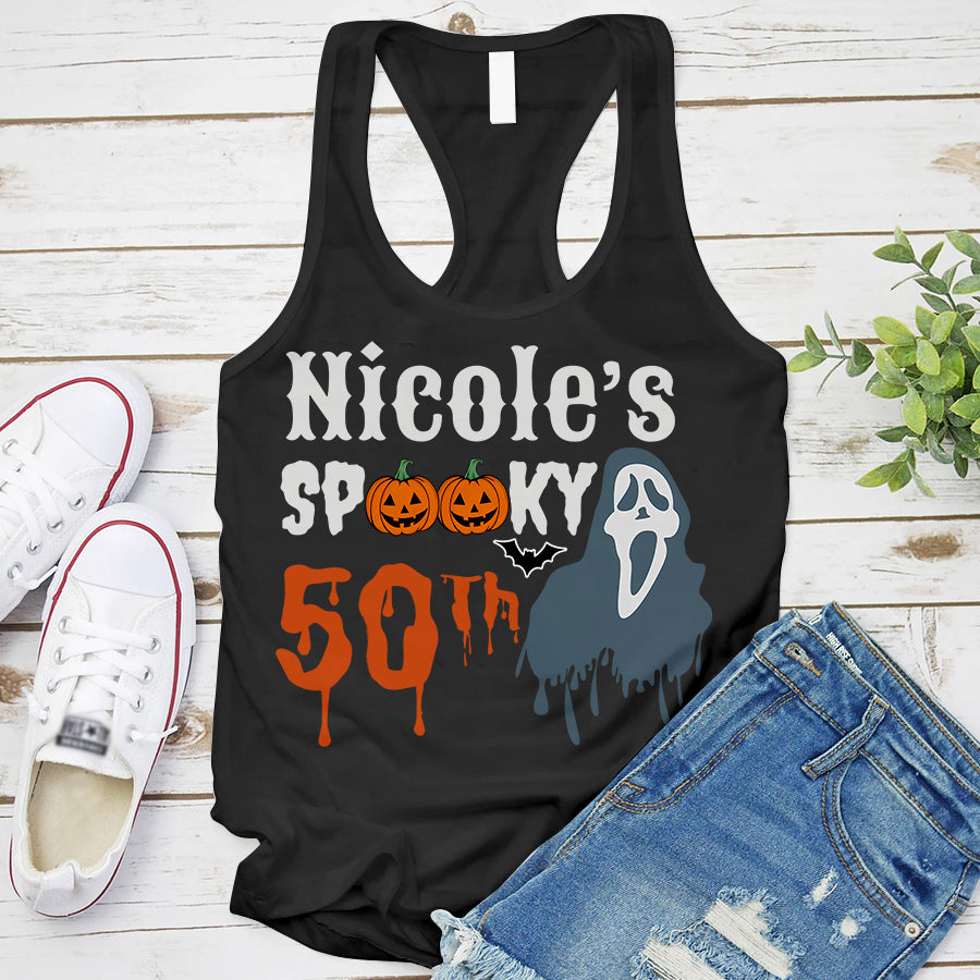 50&#39;s Birthday Shirt, 50th Birthday Unique T Shirt For Woman, Custom Birthday Shirt, Her Gifts For 50 Years Old-YPT-TLQ