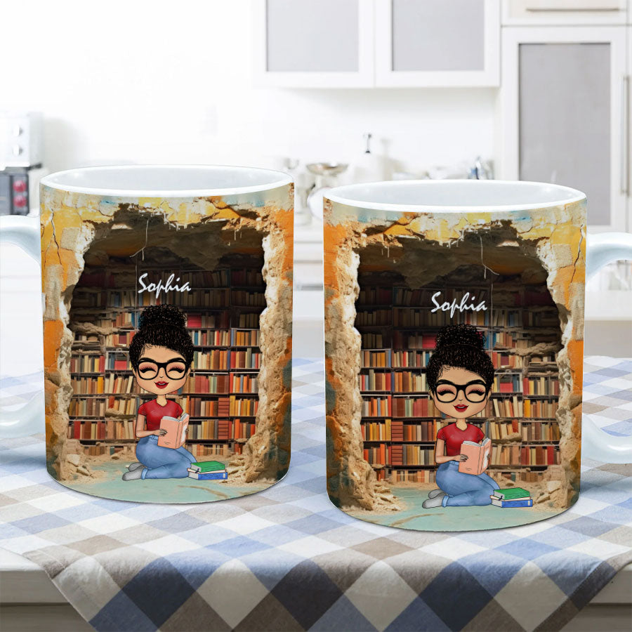 Personalized Mug For Book Lovers, Reading Gifts For Women