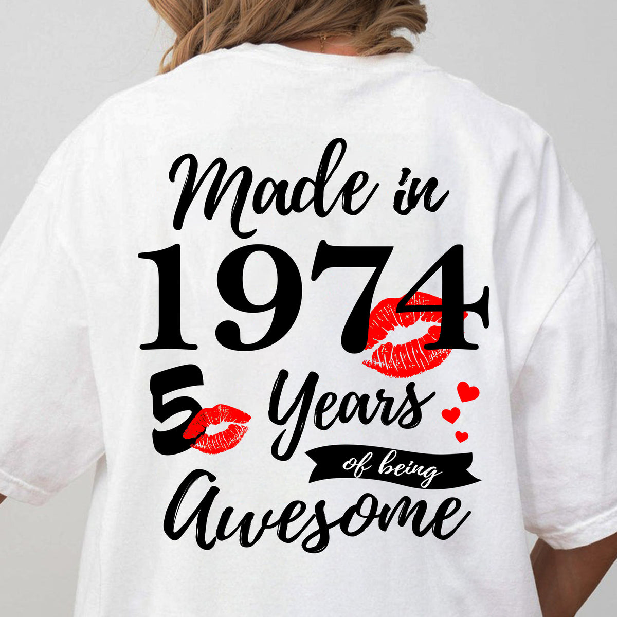 50th Birthday Shirts, Custom Birthday Shirts, Turning 50 Shirt, Gifts For Women Turning 50, 50 And Fabulous Shirt, 1974 Shirt - ALK