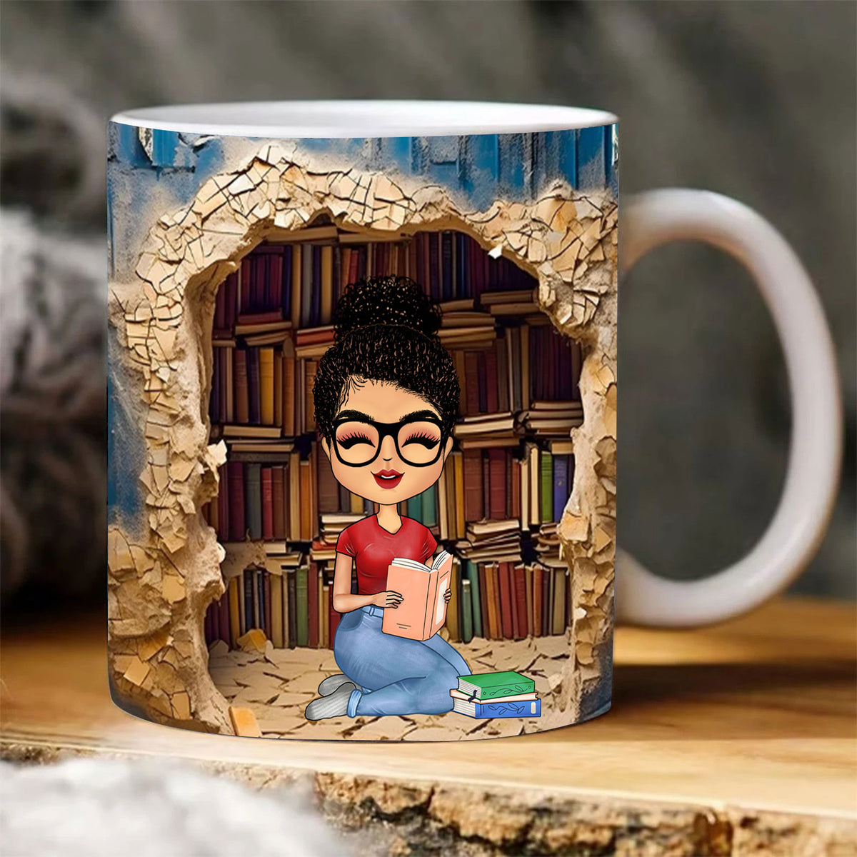 Personalized Mug For Book Lovers, Reading Gifts For Women
