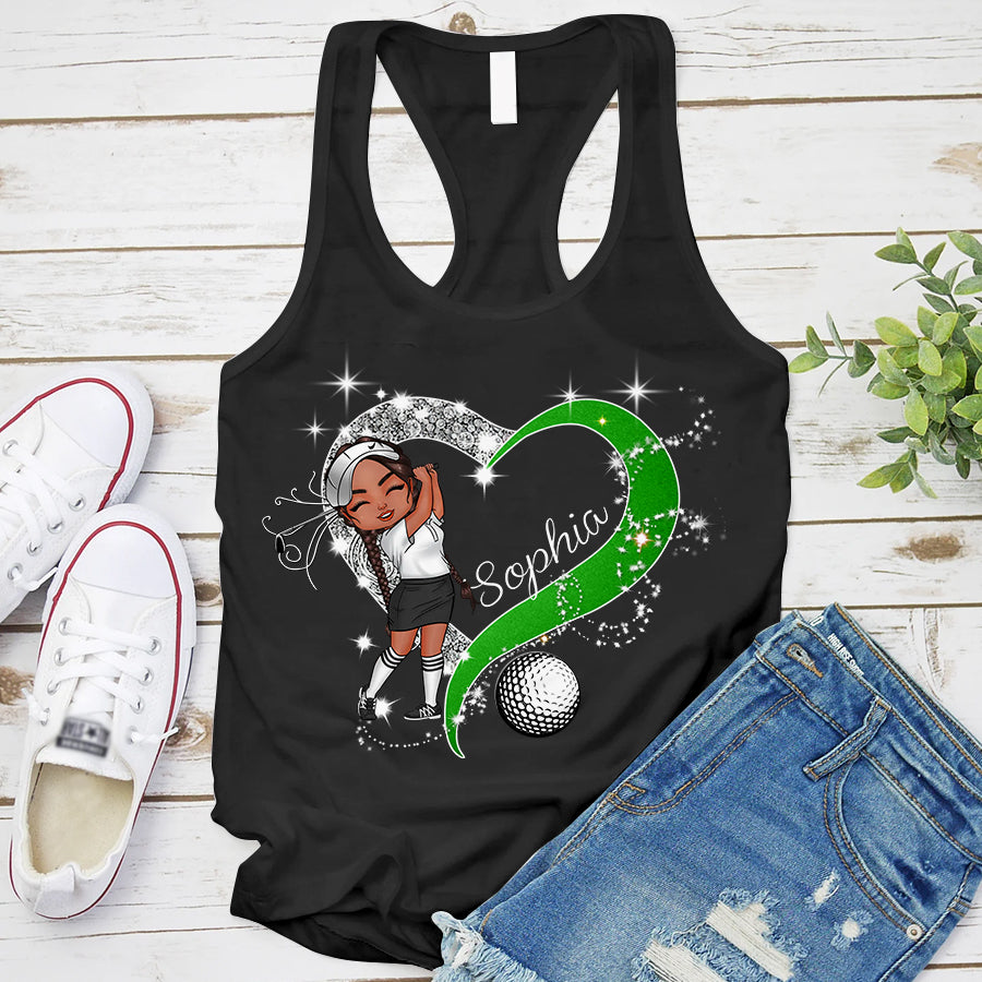 Personalized T-shirt - Gift For Golf Lovers - Just A Girl Who Loves Golf