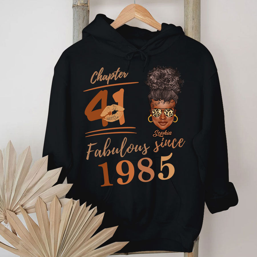 Chapter 41, Fabulous Since 1985 41st Birthday Unique T Shirt For Woman, Her Gifts For 41 Years Old , Turning 41 Birthday Cotton Shirt TLQ