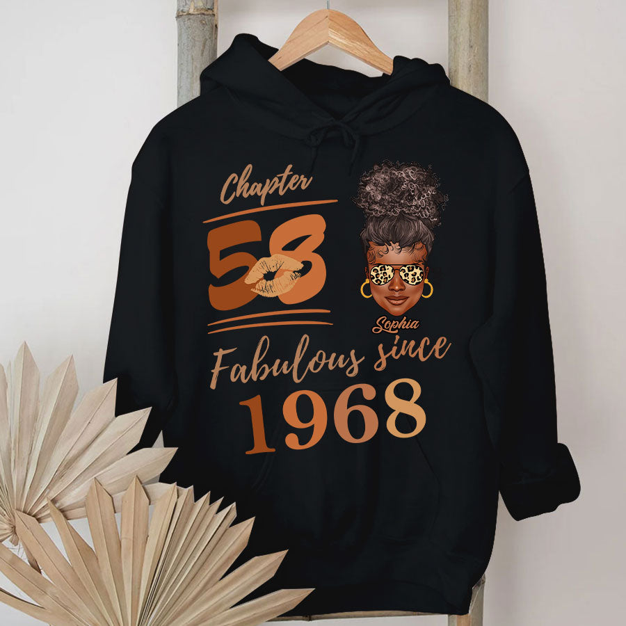 Chapter 58, Fabulous Since 1968 58th Birthday Unique T Shirt For Woman, Her Gifts For 58 Years Old , Turning 58 Birthday Cotton Shirt TLQ