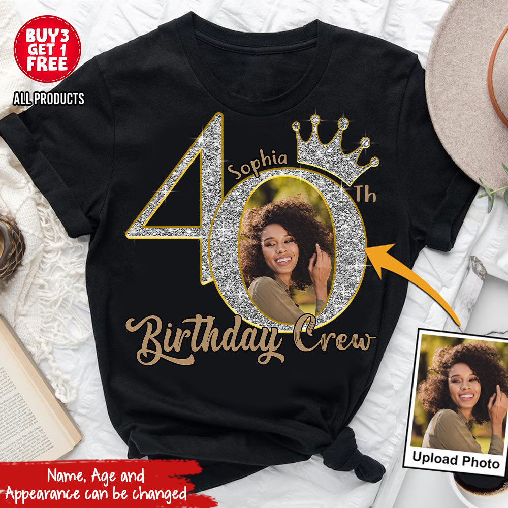 40th Birthday Shirts, Custom Photo Birthday Shirts, Turning 40 Shirt, Gifts For Women Turning 40, 40 And Fabulous Shirt, 1985 Shirt, 40th Birthday Shirts For Her - YPT-HCT