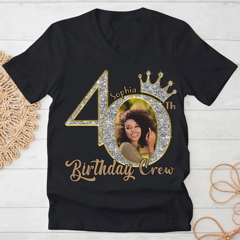 40th Birthday Shirts, Custom Photo Birthday Shirts, Turning 40 Shirt, Gifts For Women Turning 40, 40 And Fabulous Shirt, 1985 Shirt, 40th Birthday Shirts For Her - YPT-HCT