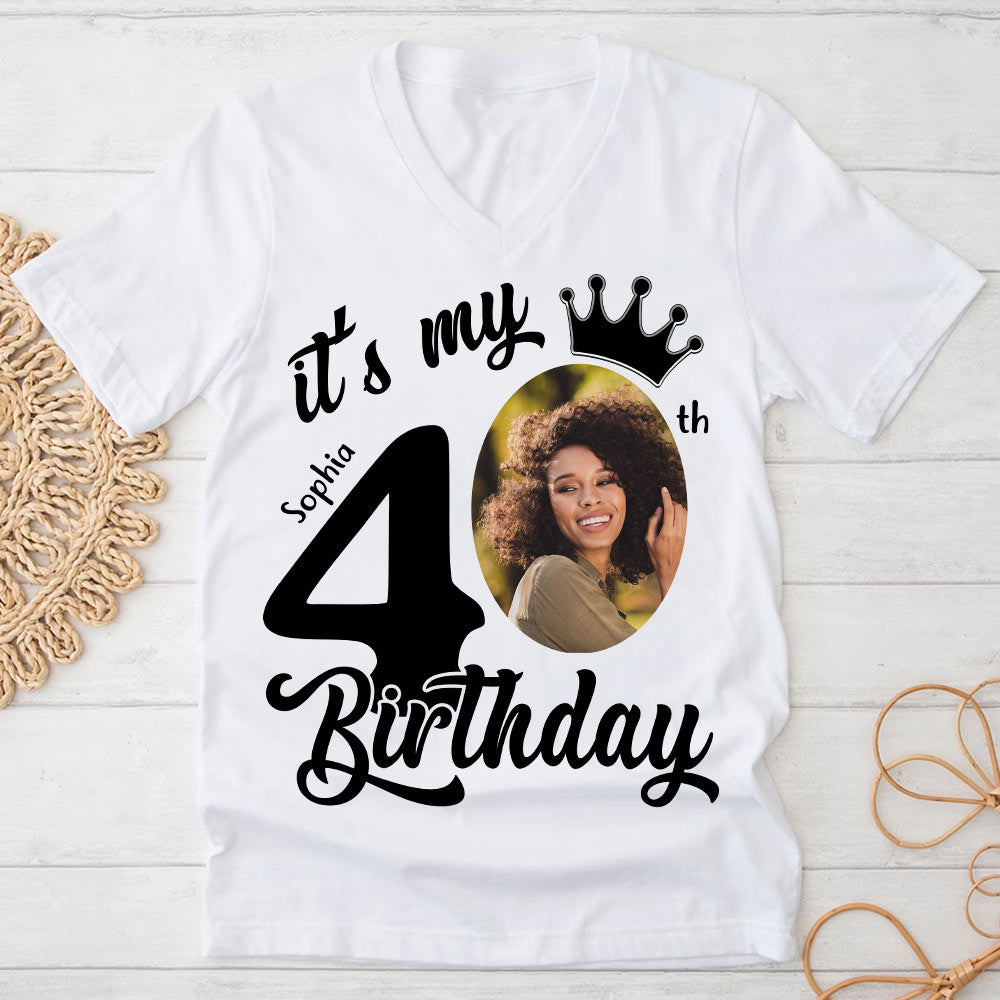 40th Birthday Shirts, Custom Birthday Shirts, Turning 40 Shirt, Gifts For Women Turning 40, 40 And Fabulous Shirt, 1985 Shirt, 40th Birthday Shirts For Her-YPT-HCT