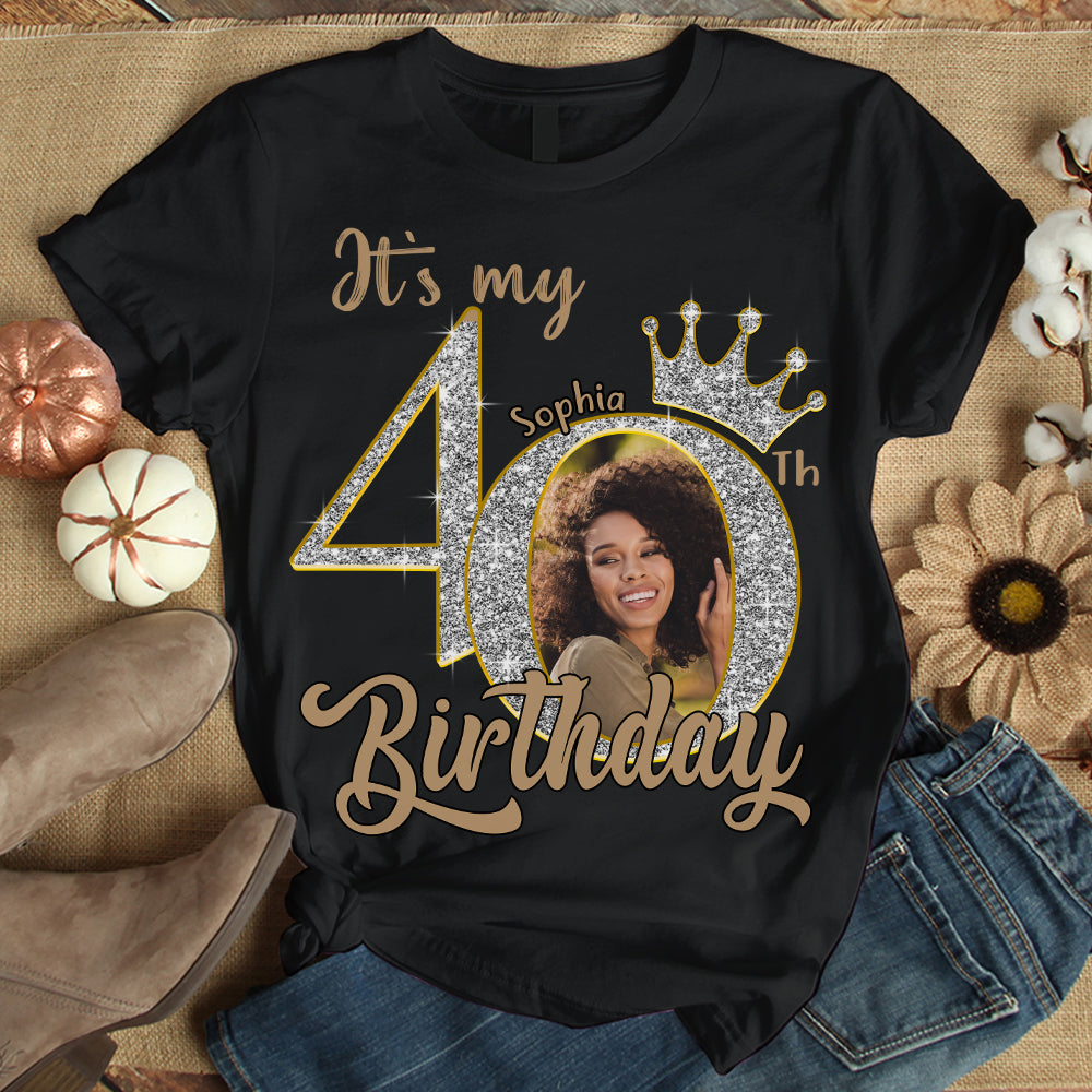 40th Birthday Shirts, Custom Birthday Shirts, Turning 40 Shirt, Gifts For Women Turning 40, 40 And Fabulous Shirt, 1985 Shirt, 40th Birthday Shirts For Her - YPT-HCT
