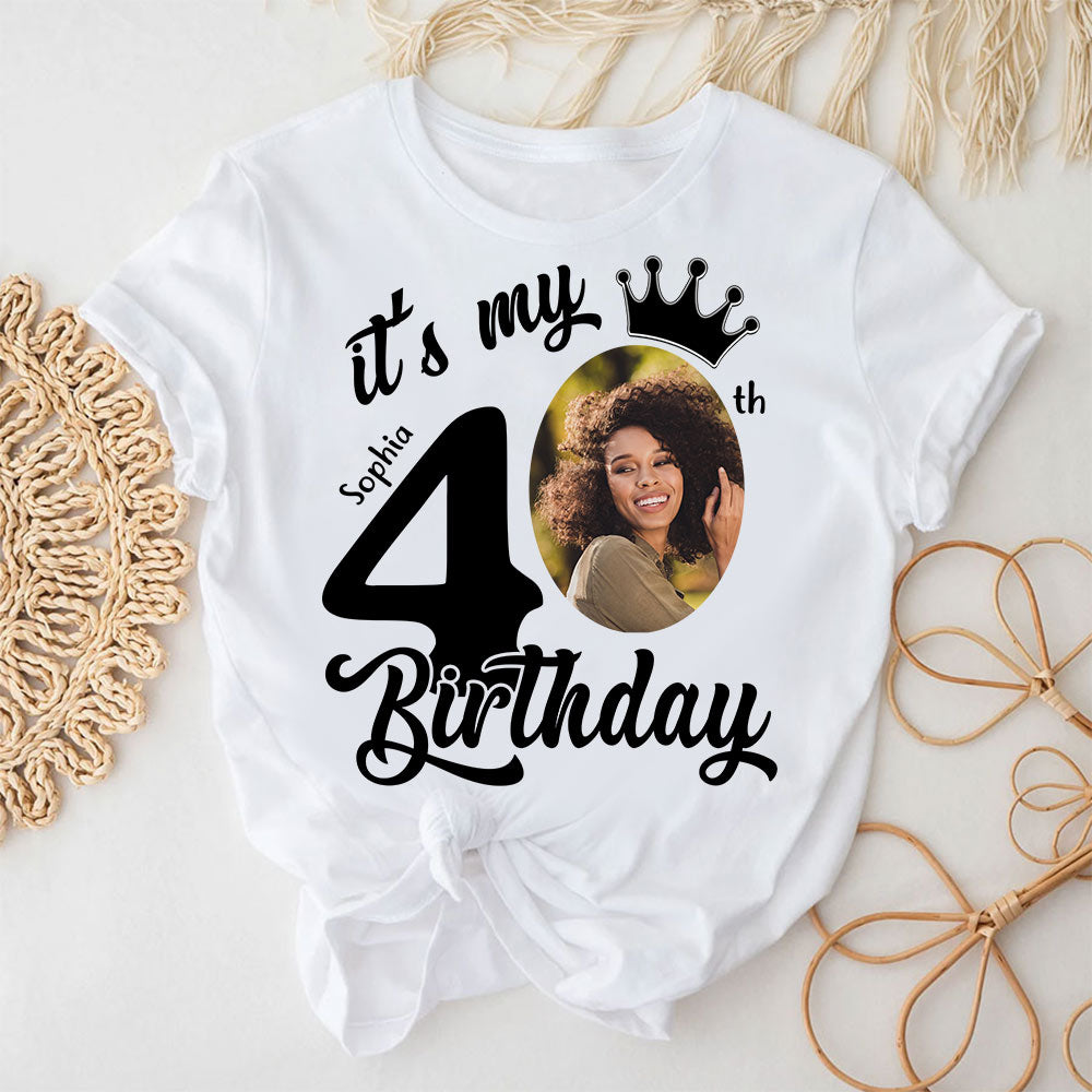 40th Birthday Shirts, Custom Birthday Shirts, Turning 40 Shirt, Gifts For Women Turning 40, 40 And Fabulous Shirt, 1985 Shirt, 40th Birthday Shirts For Her-YPT-HCT