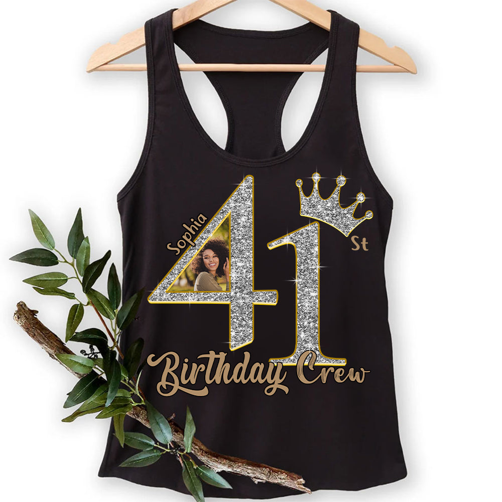 41st Birthday Shirts, Custom Photo Birthday Shirts, Turning 41 Shirt, Gifts For Women Turning 41, 41 And Fabulous Shirt, 41st Birthday Shirts For Her - YPT-HCT