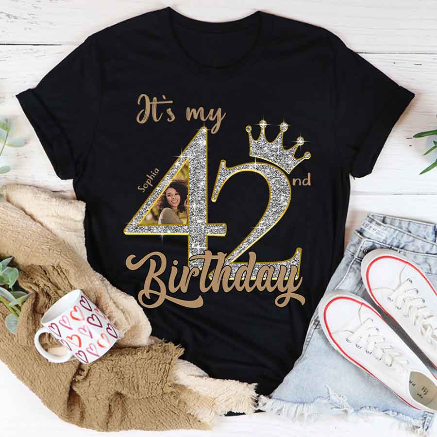 42nd Birthday Shirts, Custom Birthday Shirts, Turning 42 Shirt, Gifts For Women Turning 42, 42 And Fabulous Shirt, 1983 Shirt, 42nd Birthday Shirts For Her - YPT-HCT