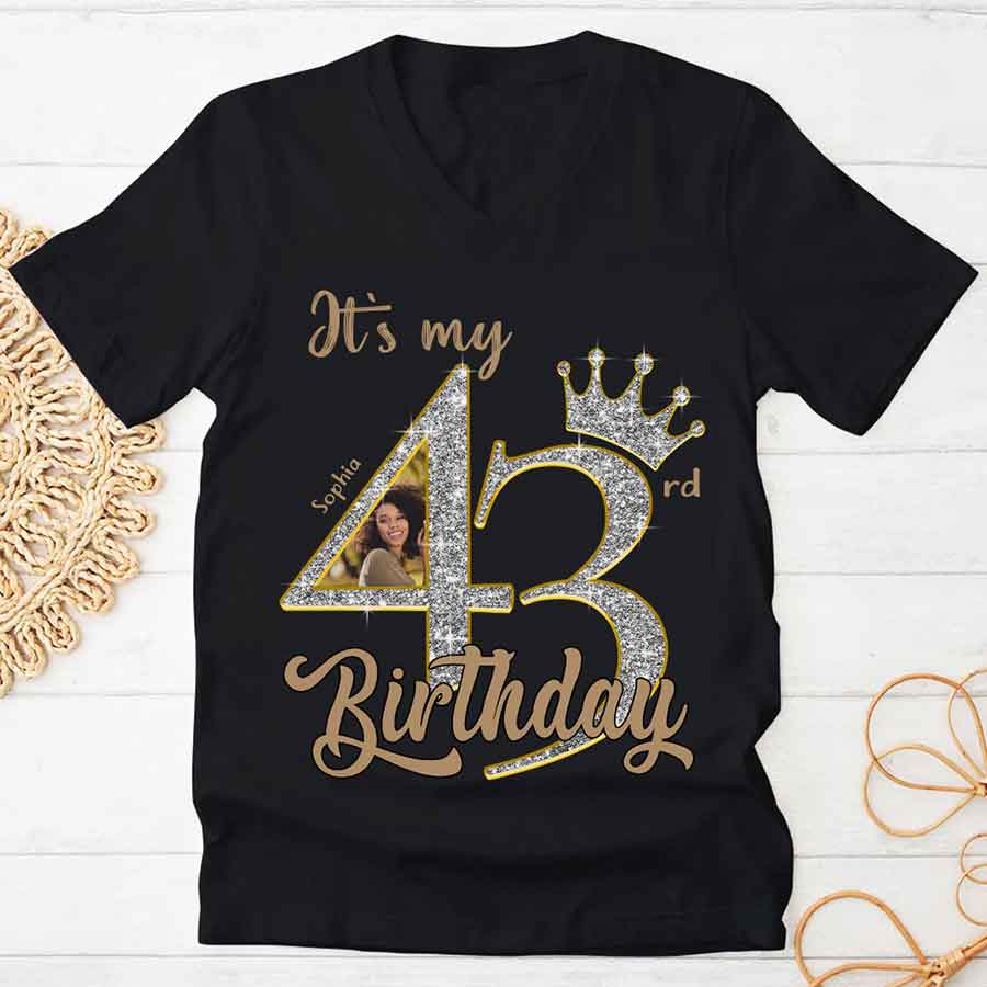 43rd Birthday Shirts, Custom Birthday Shirts, Turning 43 Shirt, Gifts For Women Turning 43, 43 And Fabulous Shirt, 1982 Shirt, 43rd Birthday Shirts For Her - YPT-HCT