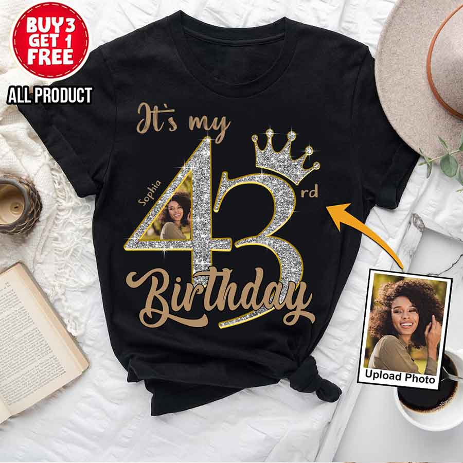 43rd Birthday Shirts, Custom Birthday Shirts, Turning 43 Shirt, Gifts For Women Turning 43, 43 And Fabulous Shirt, 1982 Shirt, 43rd Birthday Shirts For Her - YPT-HCT