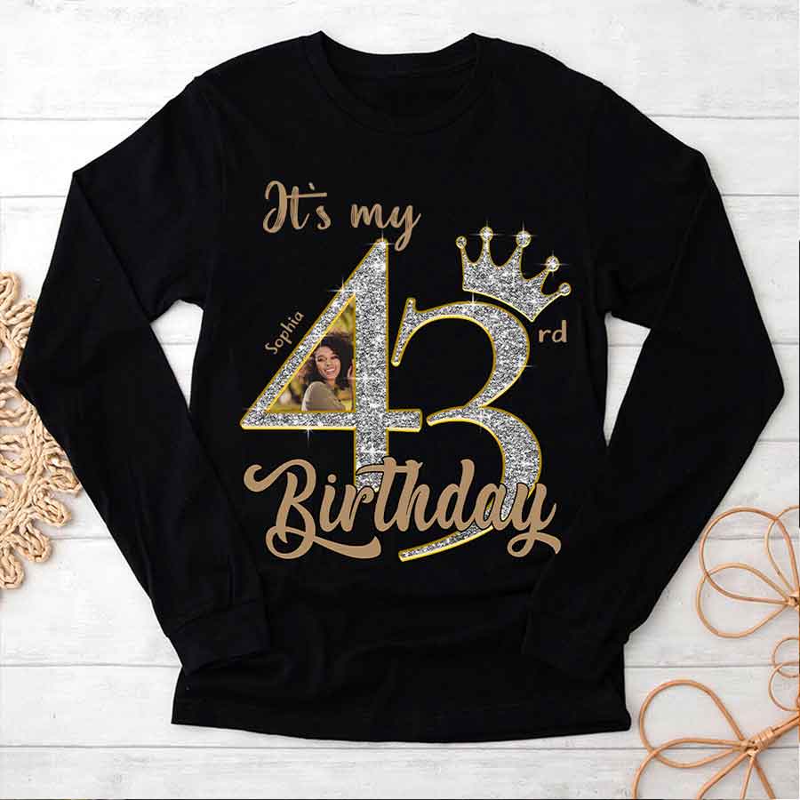 43rd Birthday Shirts, Custom Birthday Shirts, Turning 43 Shirt, Gifts For Women Turning 43, 43 And Fabulous Shirt, 1982 Shirt, 43rd Birthday Shirts For Her - YPT-HCT
