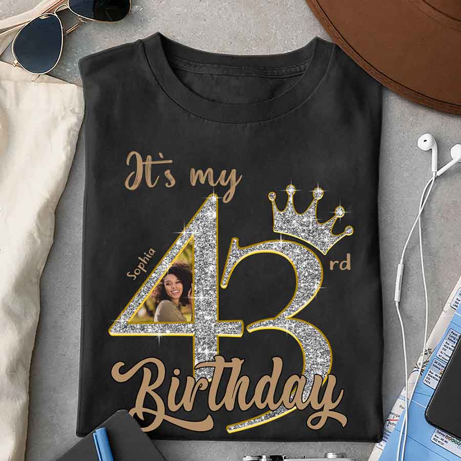 43rd Birthday Shirts, Custom Birthday Shirts, Turning 43 Shirt, Gifts For Women Turning 43, 43 And Fabulous Shirt, 1982 Shirt, 43rd Birthday Shirts For Her - YPT-HCT