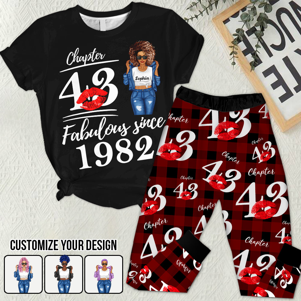 Premium Pajamas Set - Gift Ideas For 43rd Birthday, 1982 Birthday Gifts Ideas, Gift Ideas 43rd Birthday Woman - HCT