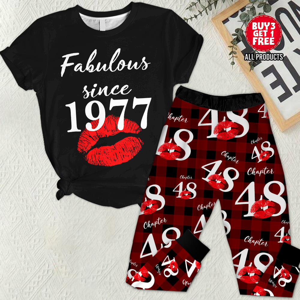Premium Pajamas Set - Gift Ideas For 48th Birthday, 1977 Birthday Gifts Ideas, Gift Ideas 48th Birthday Woman