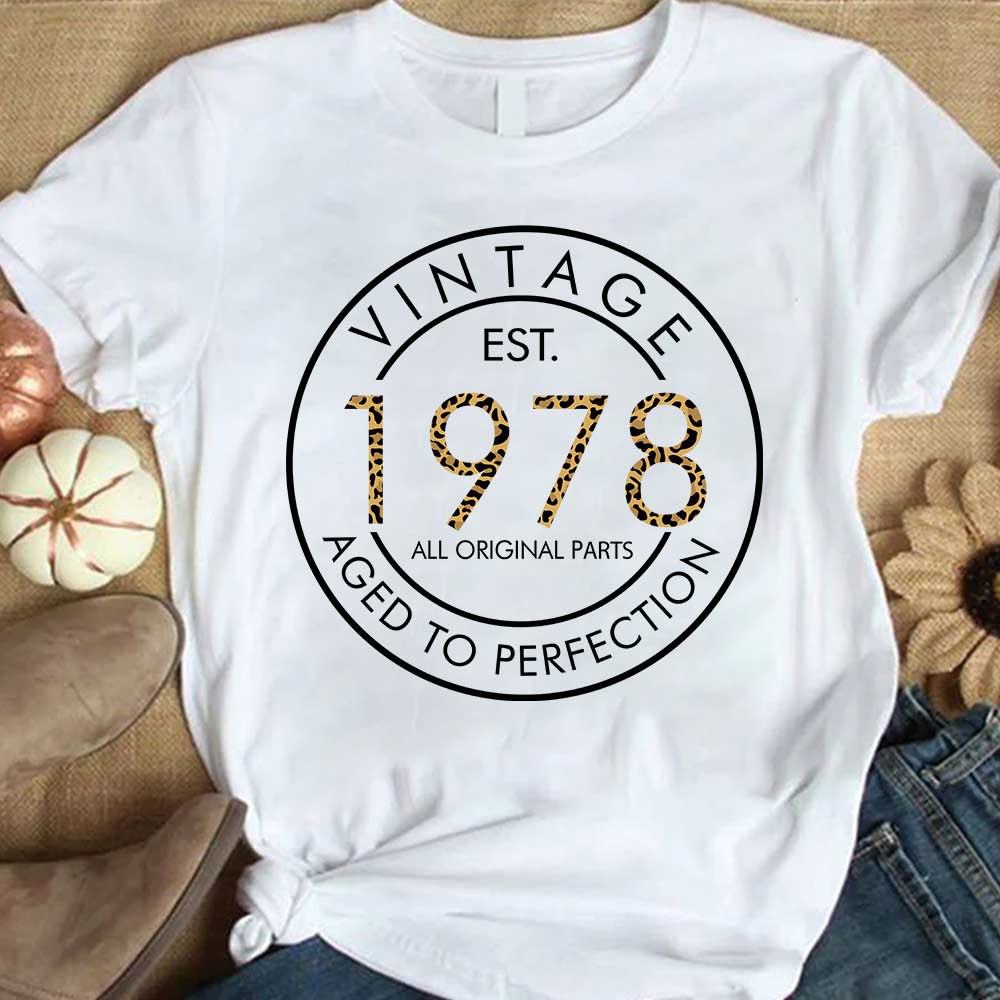48th Birthday Shirts, Custom Birthday Shirts, Turning 48 Shirt, Gifts For Women Turning 48, 48 And Fabulous Shirt, 1978 Shirt, 48th Birthday Shirts For Her, Vintage 1978 Limited Edition