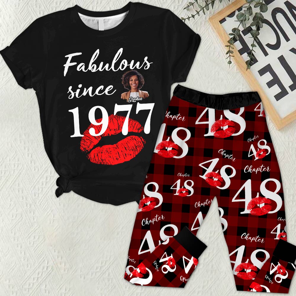 Premium Pajamas Set - Gift Ideas For 48th Birthday, 1977 Birthday Gifts Ideas, Gift Ideas 48th Birthday Woman - HCT