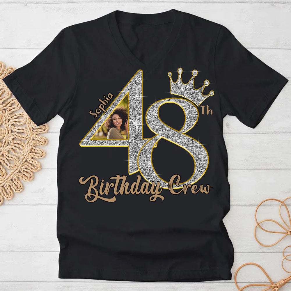 48th Birthday Shirts, Custom Photo  Birthday Shirts, Turning 48 Shirt, Gifts For Women Turning 48, 48 And Fabulous Shirt, 48th Birthday Shirts For Her - YPT-HCT