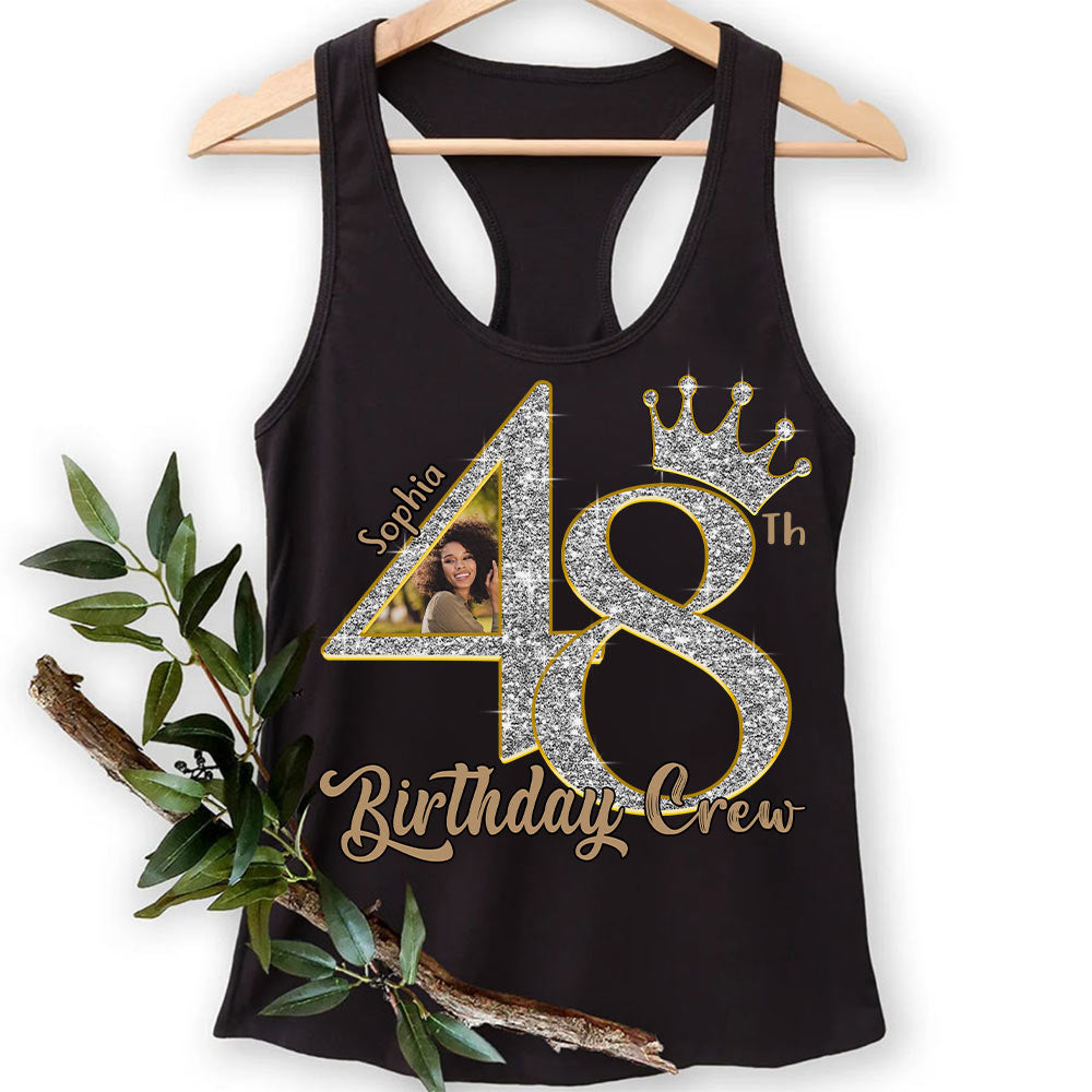 48th Birthday Shirts, Custom Photo  Birthday Shirts, Turning 48 Shirt, Gifts For Women Turning 48, 48 And Fabulous Shirt, 48th Birthday Shirts For Her - YPT-HCT