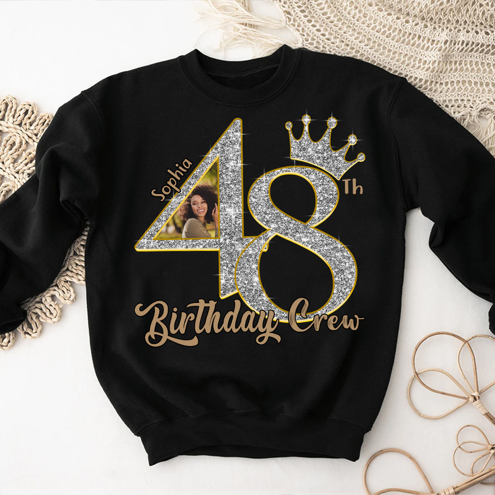 48th Birthday Shirts, Custom Photo  Birthday Shirts, Turning 48 Shirt, Gifts For Women Turning 48, 48 And Fabulous Shirt, 48th Birthday Shirts For Her - YPT-HCT