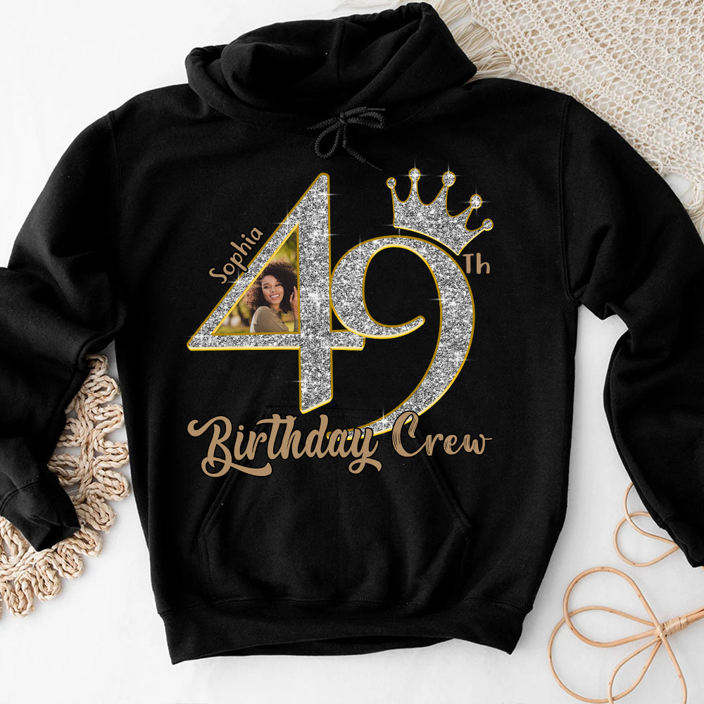 49th Birthday Shirts, Custom Photo Birthday Shirts, Turning 49 Shirt, Gifts For Women Turning 49, 49 And Fabulous Shirt, 49th Birthday Shirts For Her - YPT-HCT