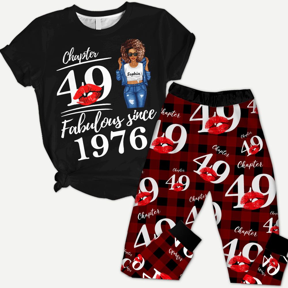 Premium Pajamas Set - Gift Ideas For 49th Birthday, 1976 Birthday Gifts Ideas, Gift Ideas 49th Birthday Woman - HCT