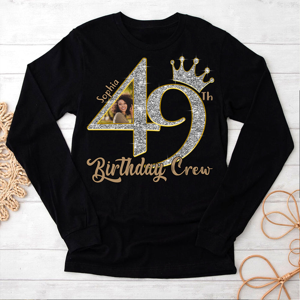 49th Birthday Shirts, Custom Photo Birthday Shirts, Turning 49 Shirt, Gifts For Women Turning 49, 49 And Fabulous Shirt, 49th Birthday Shirts For Her - YPT-HCT