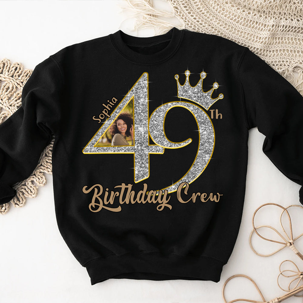 49th Birthday Shirts, Custom Photo Birthday Shirts, Turning 49 Shirt, Gifts For Women Turning 49, 49 And Fabulous Shirt, 49th Birthday Shirts For Her - YPT-HCT