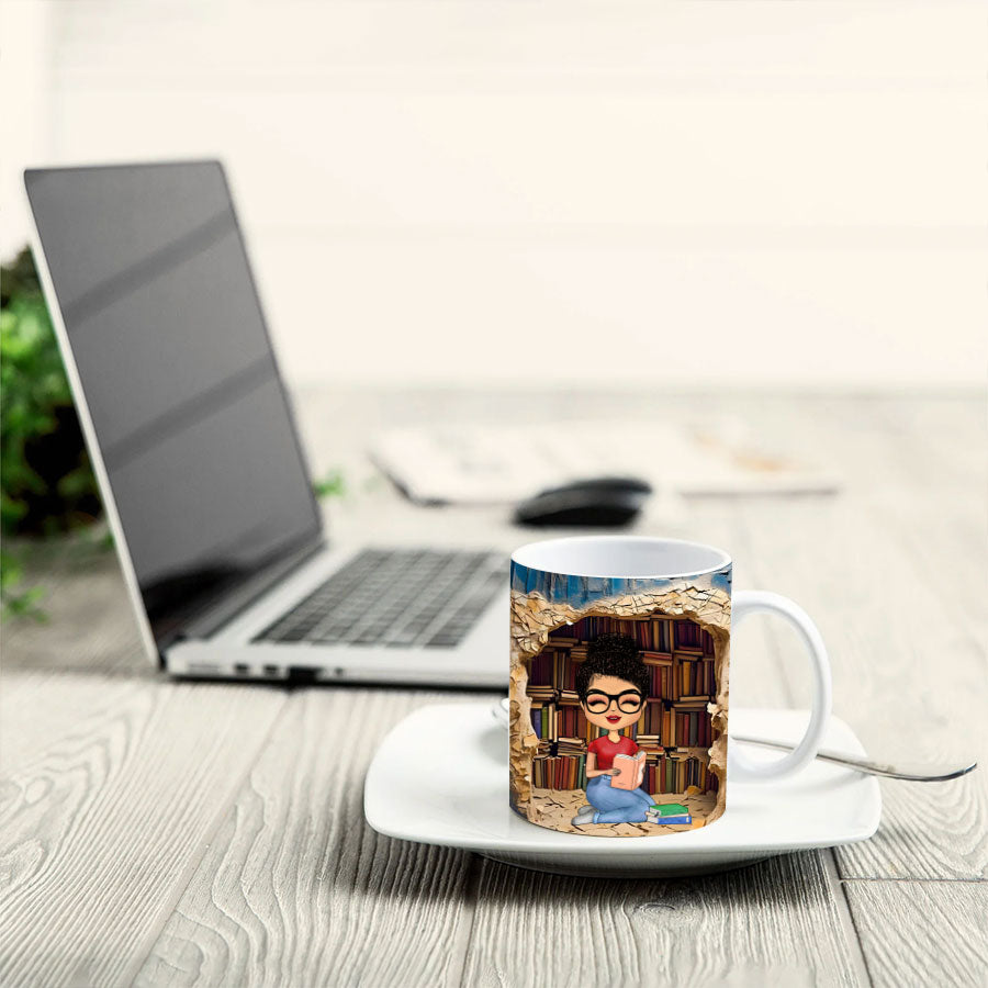 Personalized Mug For Book Lovers, Reading Gifts For Women