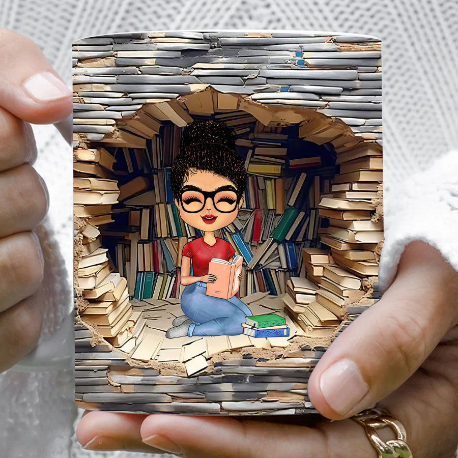 Personalized Mug For Book Lovers, Reading Gifts For Women